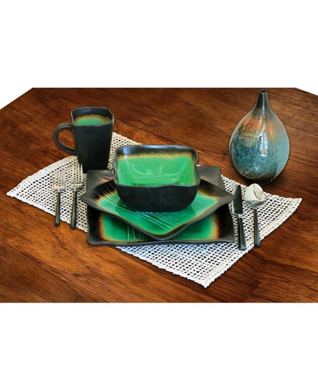 Galaxy Square 16 Piece Dinnerware Set  Service for 4