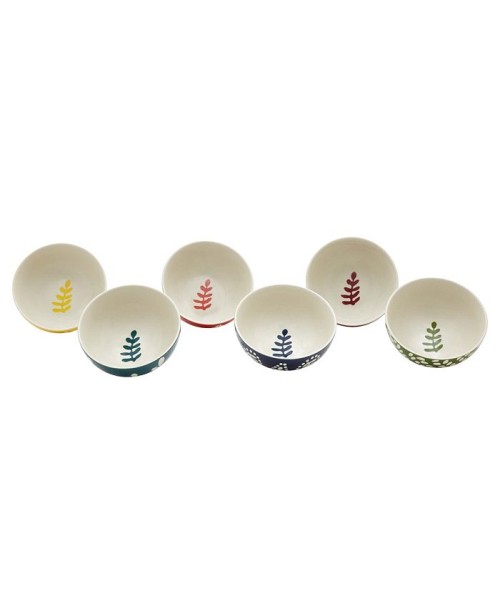 Nature Remix Serving Bowls 6 Piece Set  Service fo...