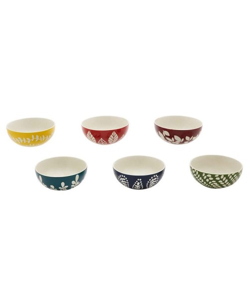 Nature Remix Serving Bowls 6 Piece Set  Service fo...