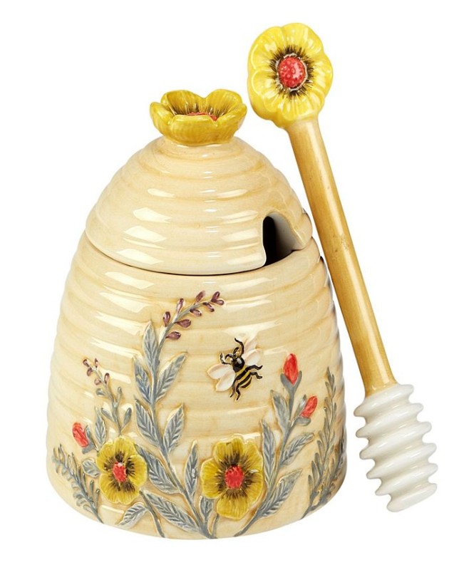 Bee Sweet 3-D Honey Pot with 4 Tea Bags