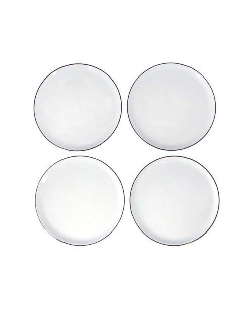 Cheerful Moments 4-Piece Cake Plate Set