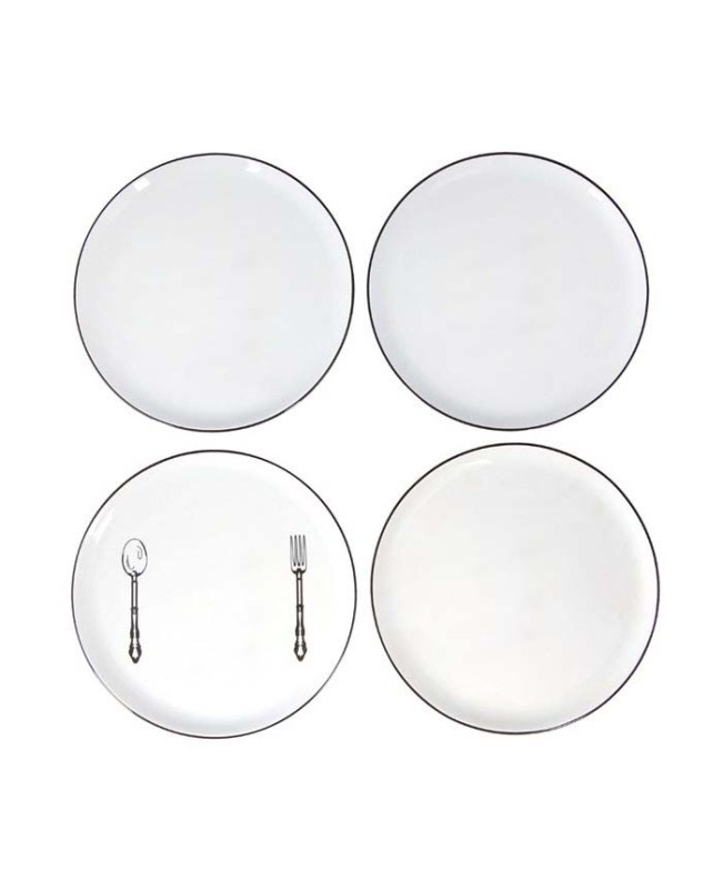 Joyful Occasions 4-Piece Cake Plate Set