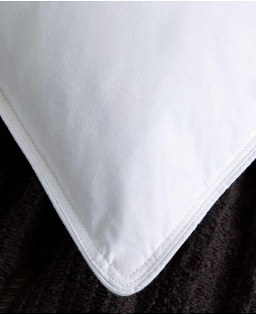 2 Pack White Goose Feather & Down Bed Pillows  Sta...