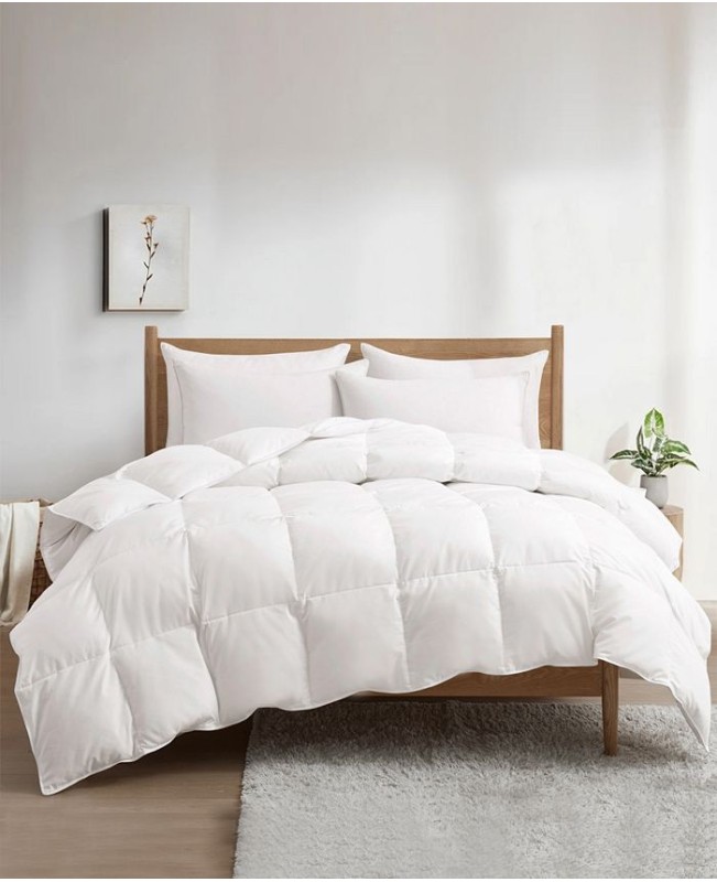 All Season 360 Thread Count Premium Down Feather Fiber Comforter Collection