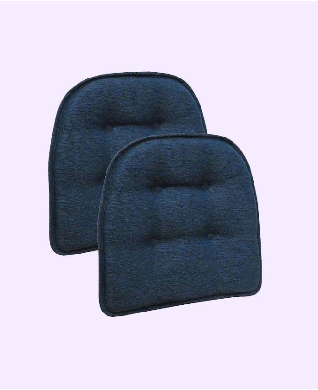 The Gripper Non-Slip Omni Tufted Bar Stool Cushion  Set of 2