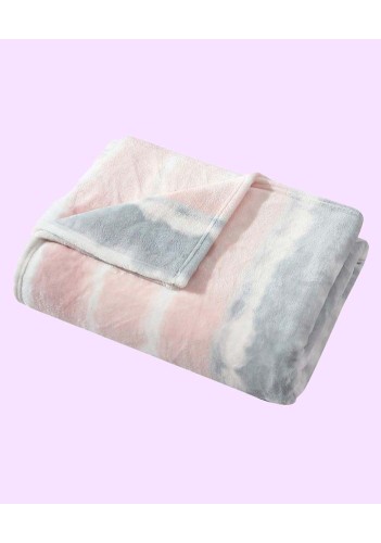 Tie Dye Cloud Ultra Soft Plush Fleece Blanket  Twi...