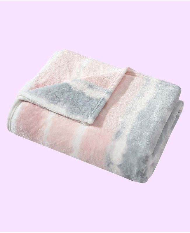 Tie Dye Cloud Ultra Soft Plush Fleece Blanket  Twin