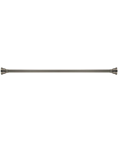 72-inch Tension Shower Rod with Decorative Flange