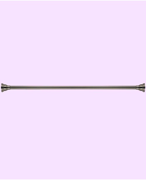 72-inch Tension Shower Rod with Decorative Flange