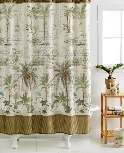 Colony Palm Shower Curtain