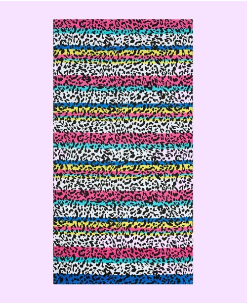 Leopard Wild Side Cotton Beach Towel  36