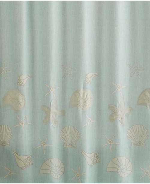 Bath  Sequin Shells Shower Curtain Collection