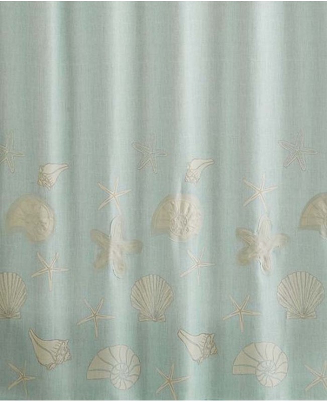 Bath  Sequin Shells Shower Curtain Collection