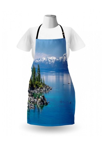 Serene Landscape Apron