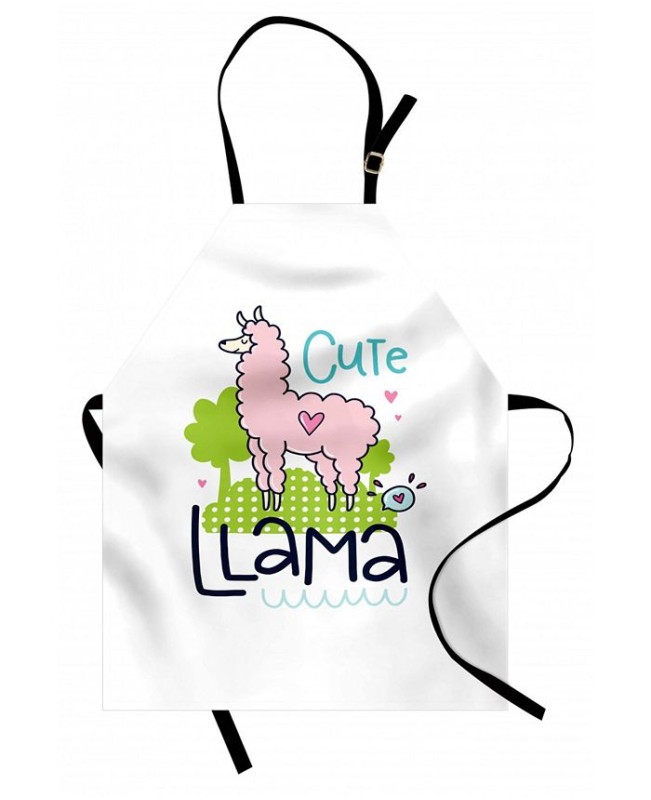 Colorful Llama Parade Apron