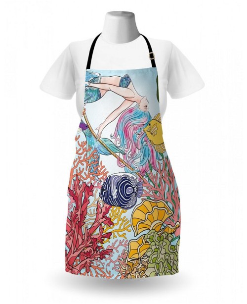 Mythical Mermaid Dreams Apron