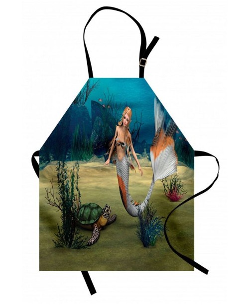 Ocean's Treasure Mermaid Apron