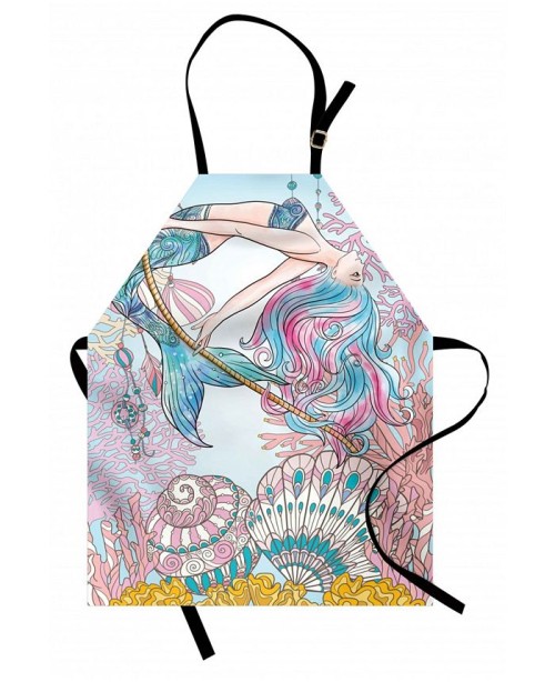 Aquatic Beauty Mermaid Apron