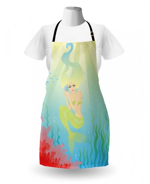 Mystical Mermaid Lagoon Apron